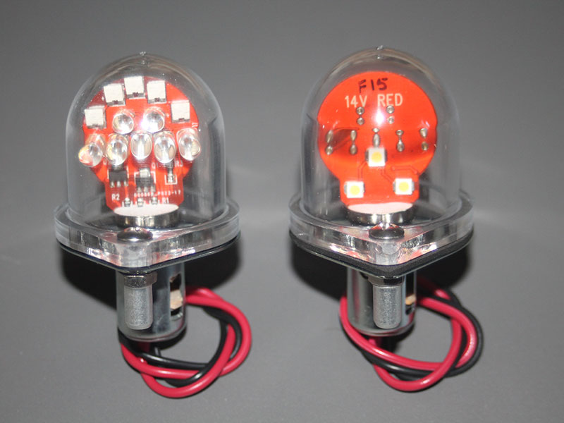 Combination Wing Tip Navigational / Tail Light Assembly 14V Red/White, DC