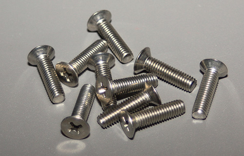 6-32x1/4 Phillips Flat Head 100 Degree Machine Screw, Stainless