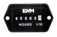 Rectangle Quartz Hour Meter, 10-80 V DC