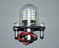 Anti-Collision/Beacon Assembly, Clear, LED, 12 Volt, DC