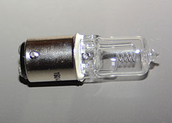 Halogen Lamp, 14 Volt, 125 Watt, Aircraft