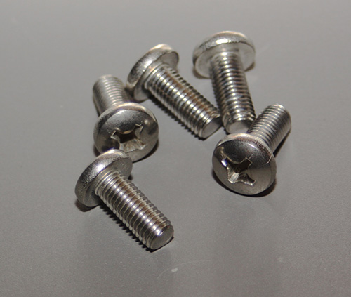 1/4-28x5/8 Phillips Pan Head Machine Screw, Stainless