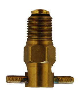 Valve, Fuel Drain 1/8" NPT x 1.358" L, Brass
