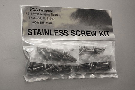 Piper PA28 Cherokee Structural Stainless Fuel Tank Screw Kit