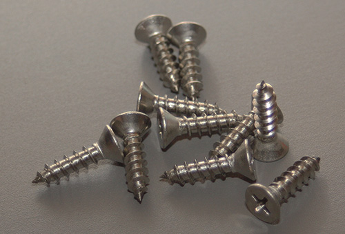 #8x3/4 Phillips Flat Head 82 Degree A Point Sheet Metal Screw, Stainless