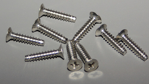 #8x3/4 Phillips Flat Head 100 Degree B Point Sheet Metal Screw, Stainless